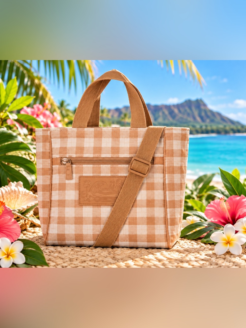 Aloha Collection Splash-Proof Mini Crossbody Palaka